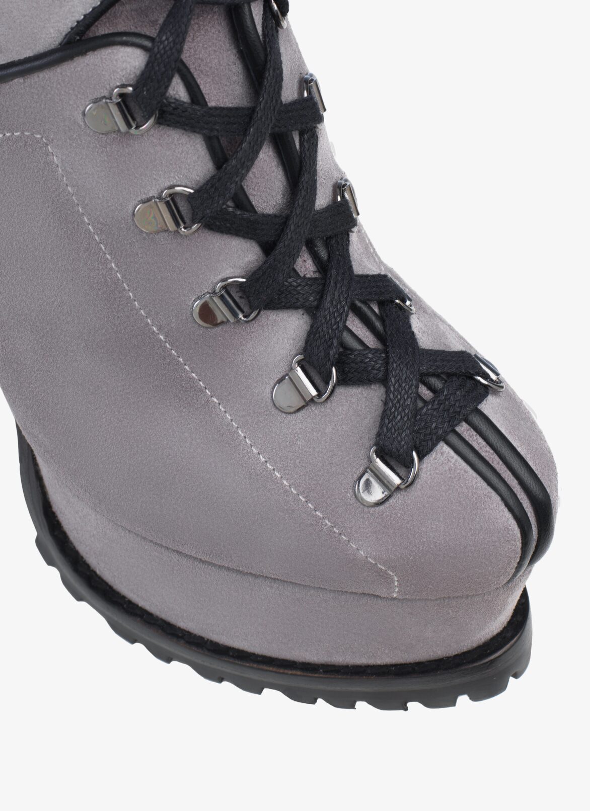 Low boots ALAÏA TIN GREY LOW BOOTS